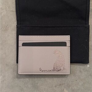 Cartier Cardholder — Taupe Leather, Brand New